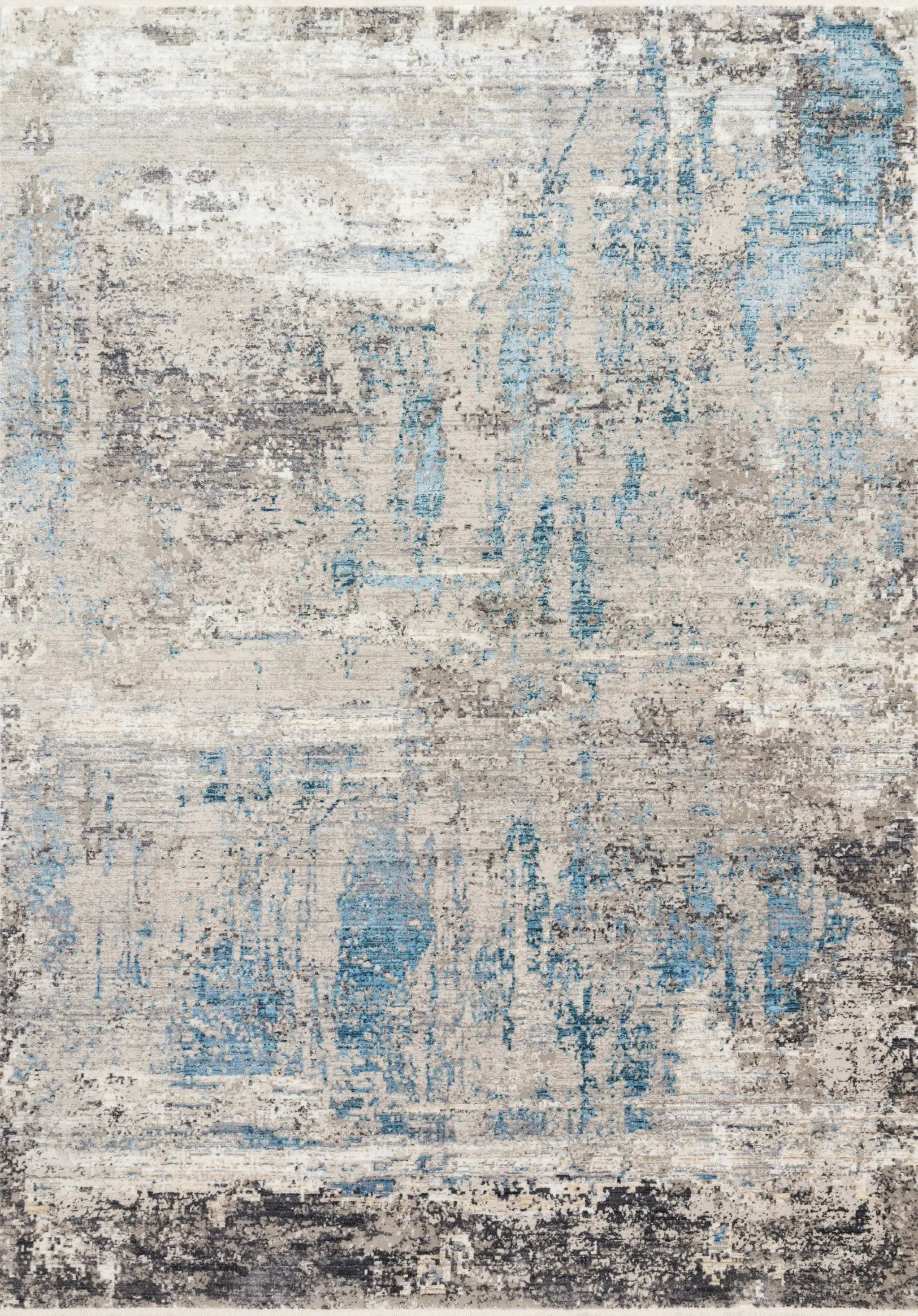 Franca FRN-05 Grey / Ocean Area Rug by Loloi