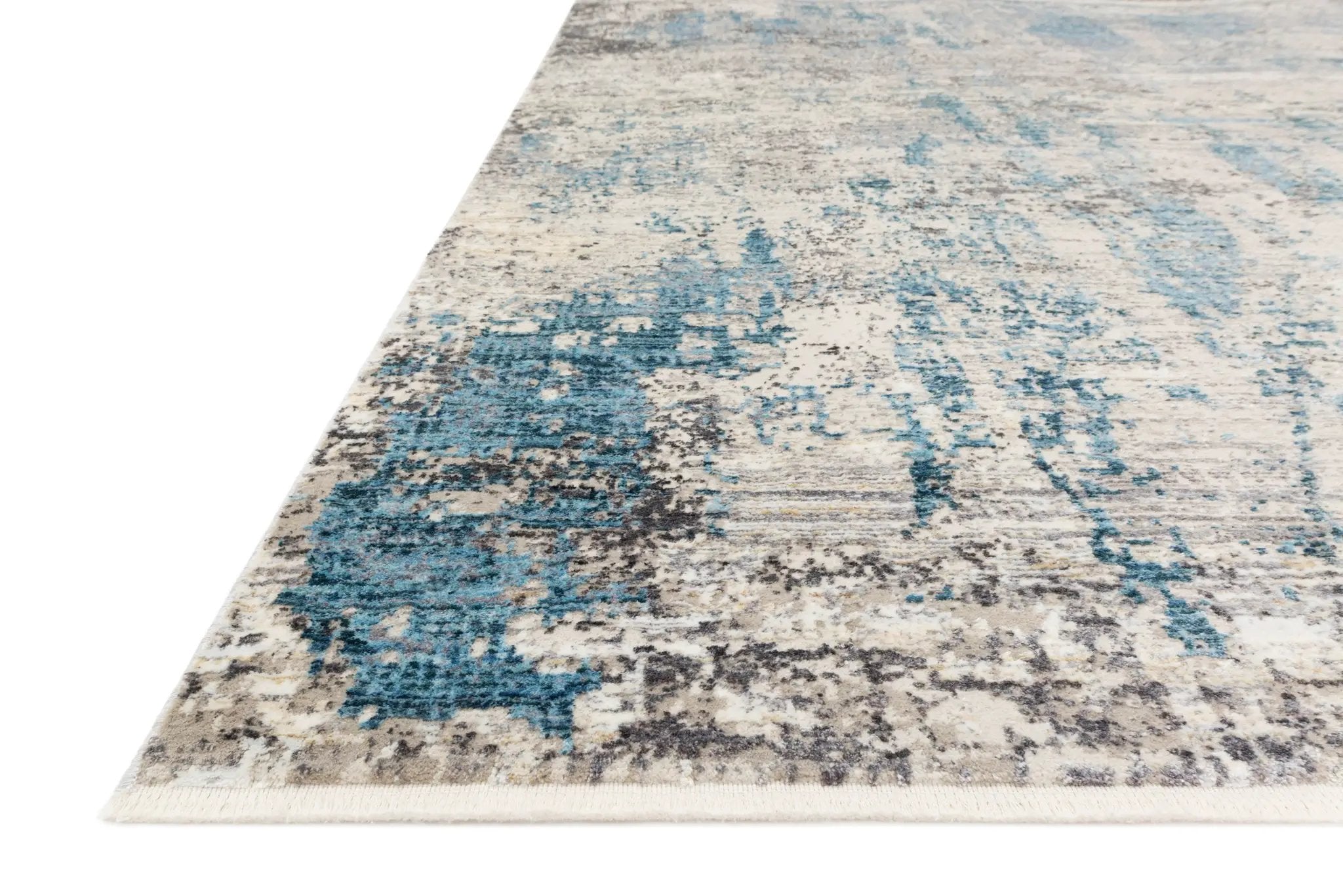 Franca FRN-05 Grey / Ocean Area Rug by Loloi