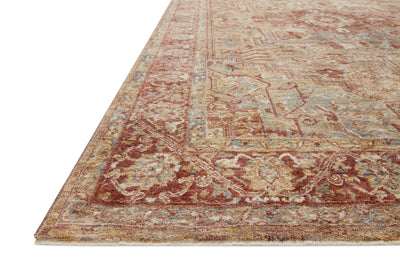 Loloi Gaia GAA-01 Gold / Brick Area Rug