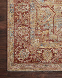 Loloi Gaia GAA-01 Gold / Brick Area Rug