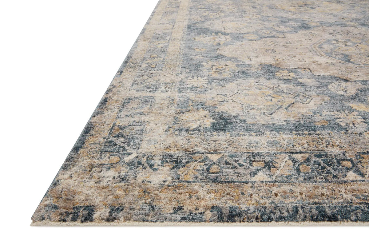 Gaia GAA-02 Denim / Taupe Area Rug by Loloi