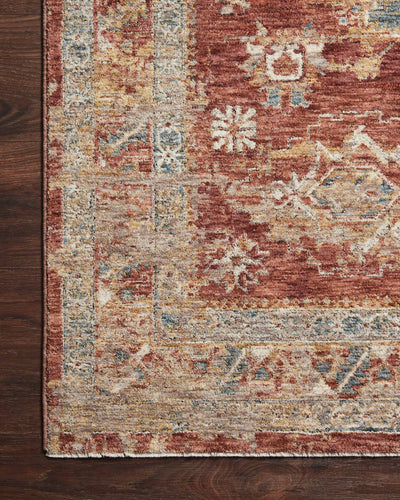 Loloi Gaia GAA-02 Gold / Brick Area Rug