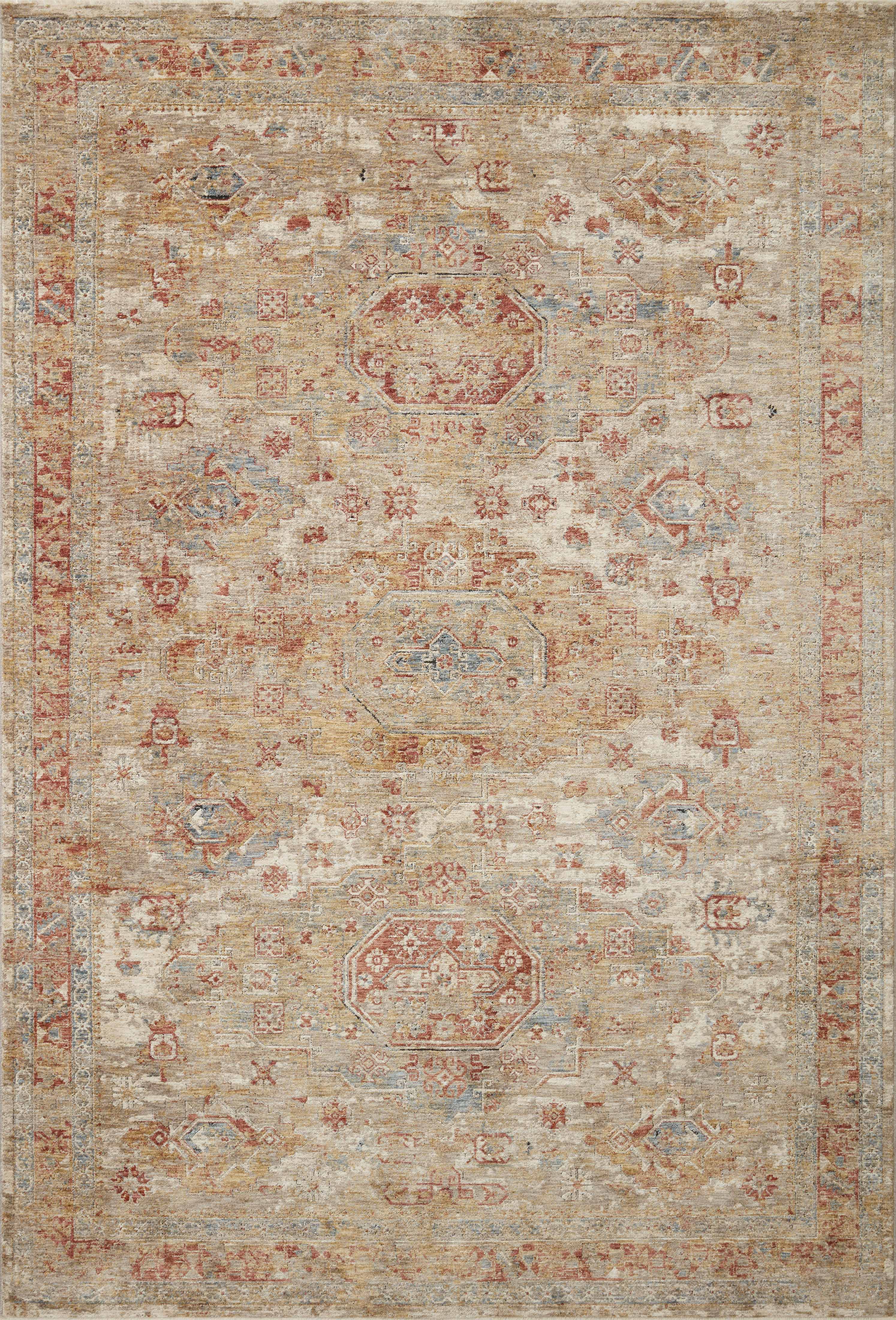 Loloi Gaia GAA-02 Gold / Taupe Area Rug