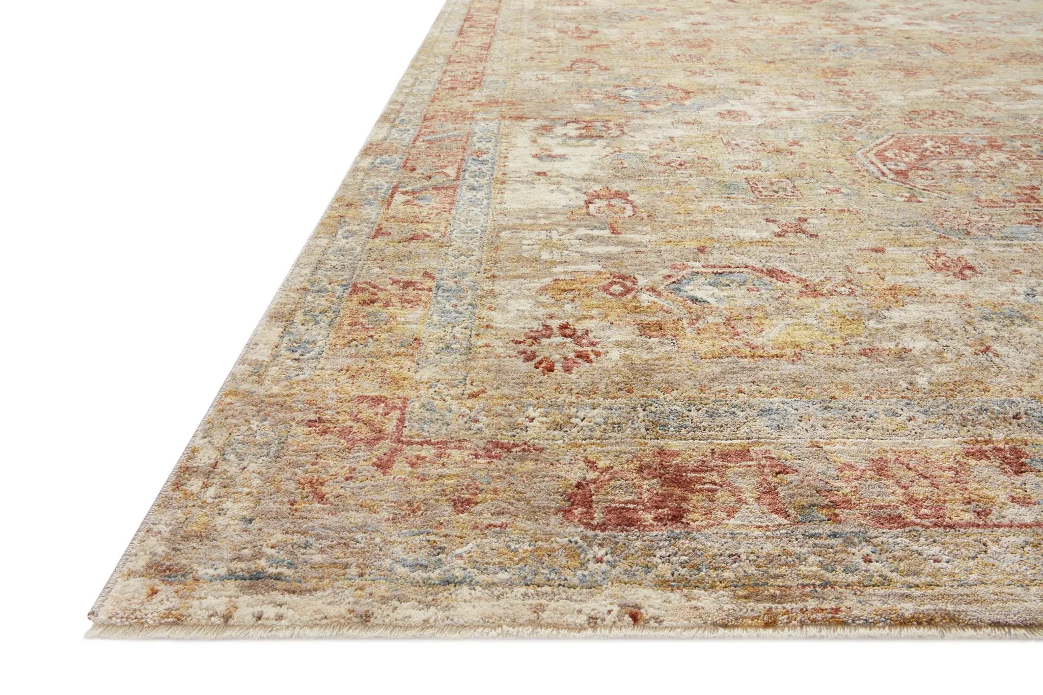 Gaia GAA-02 Gold / Taupe Area Rug by Loloi