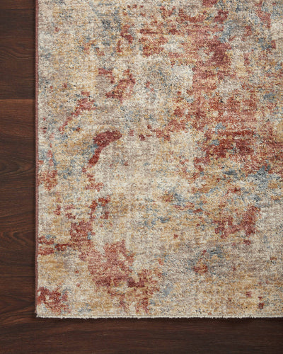 Loloi Gaia GAA-03 Taupe / Brick Area Rug