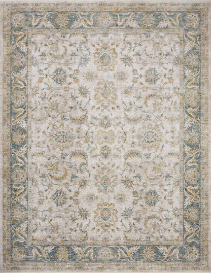 The Gaia GAA-04 Natural / Ocean Area Rug delivers warm natural and serene ocean beauty and traditional and abstract elegance in a power-loomed 100% polyester area rug