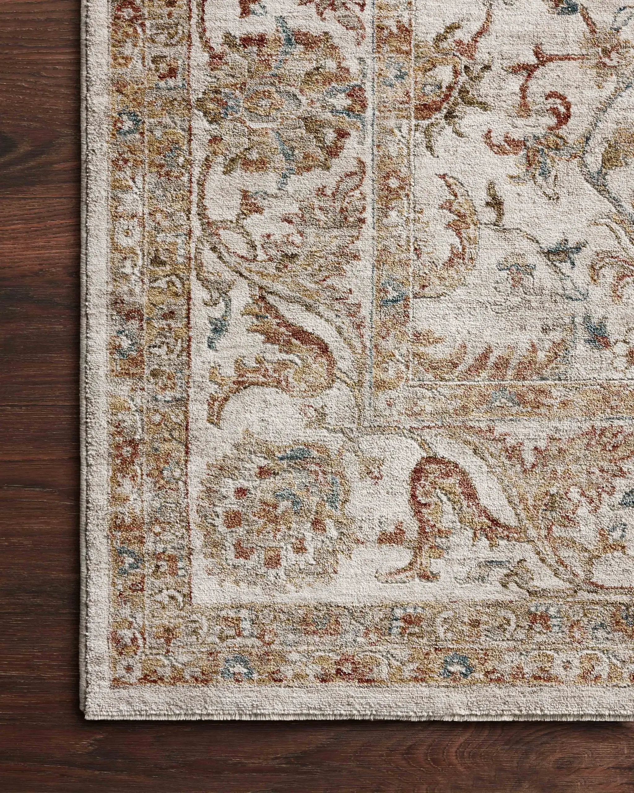 Gaia GAA-04 Natural / Sunset Area Rug by Loloi