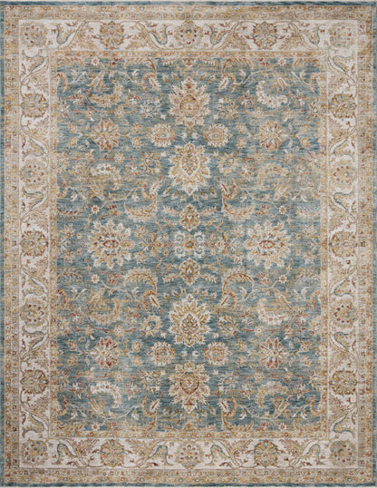 The Gaia GAA-04 Ocean / Multi Area Rug combines serene ocean and vibrant multi-toned tones and traditional and abstract patterns in a power-loomed 100% polyester area rug for effortless elegance