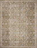 The Gaia GAA-05 Olive / Multi Area Rug highlights earthy olive and vibrant multi-toned tones and traditional and abstract texture in a beautifully made power-loomed 100% polyester area rug
