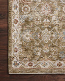 The Gaia GAA-05 Olive / Multi Area Rug highlights earthy olive and vibrant multi-toned tones and traditional and abstract texture in a beautifully made power-loomed 100% polyester area rug
