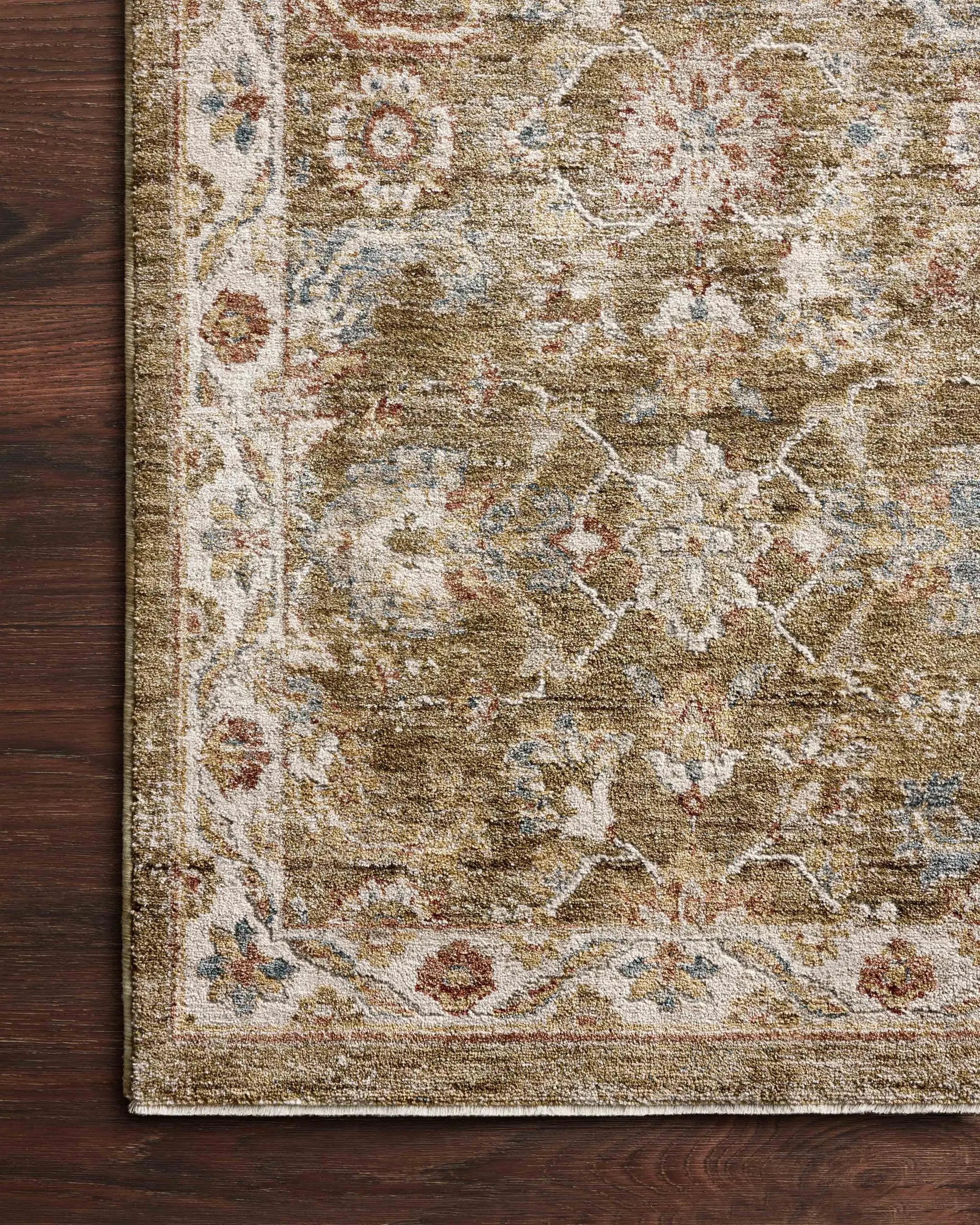 Gaia GAA-05 Olive / Multi Area Rug by Loloi
