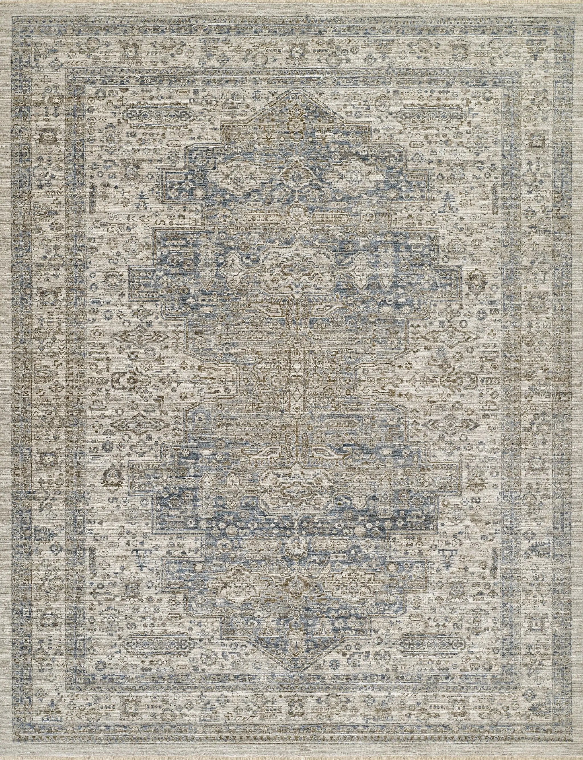 Georgina GRG-1 Blue Area Rug by Momeni