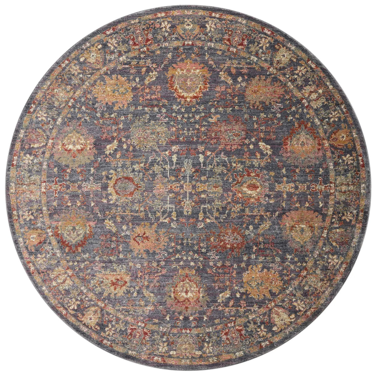 Giada GIA-01 Grey / Multi Area Rug by Loloi