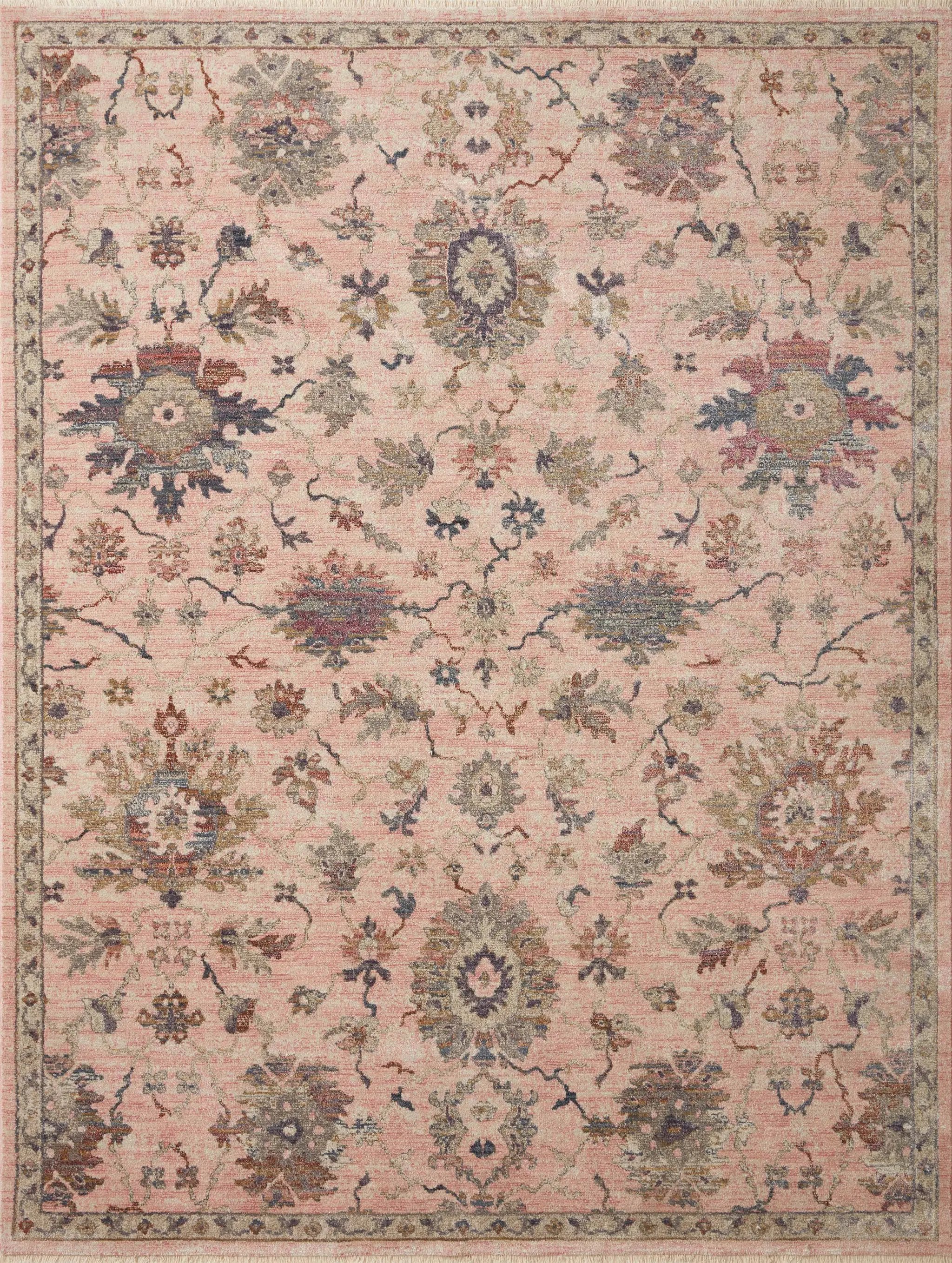 Giada GIA-03 Blush / Multi Area Rug by Loloi