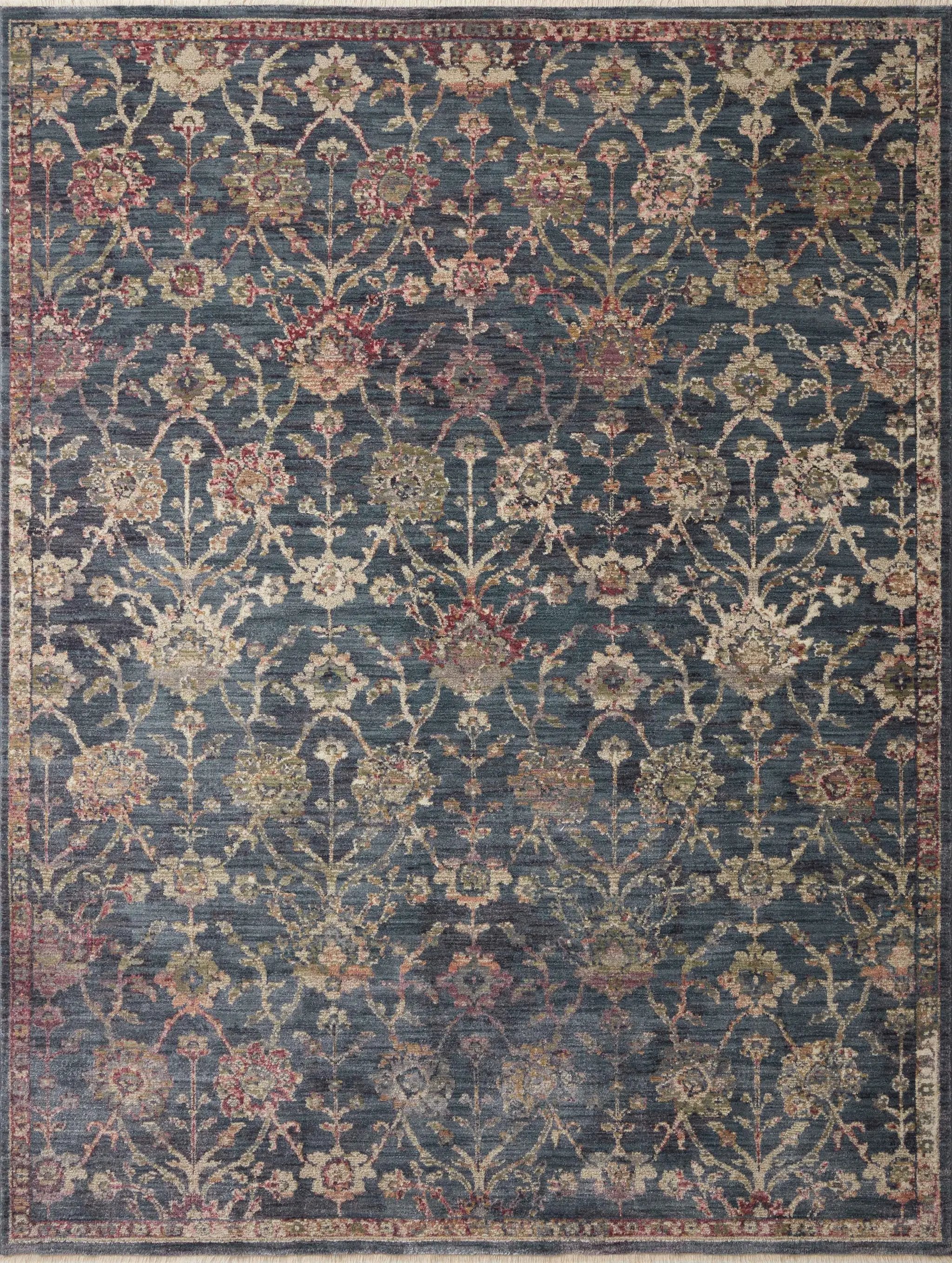 Giada GIA-05 Navy / Multi Area Rug by Loloi