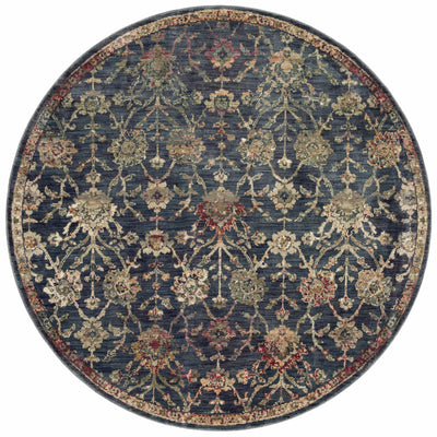 Giada GIA-05 Navy / Multi Area Rug by Loloi