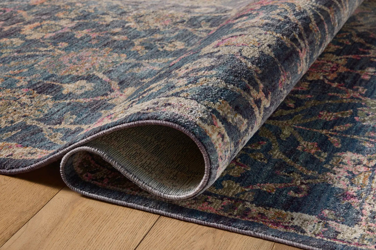 Giada GIA-05 Navy / Multi Area Rug by Loloi