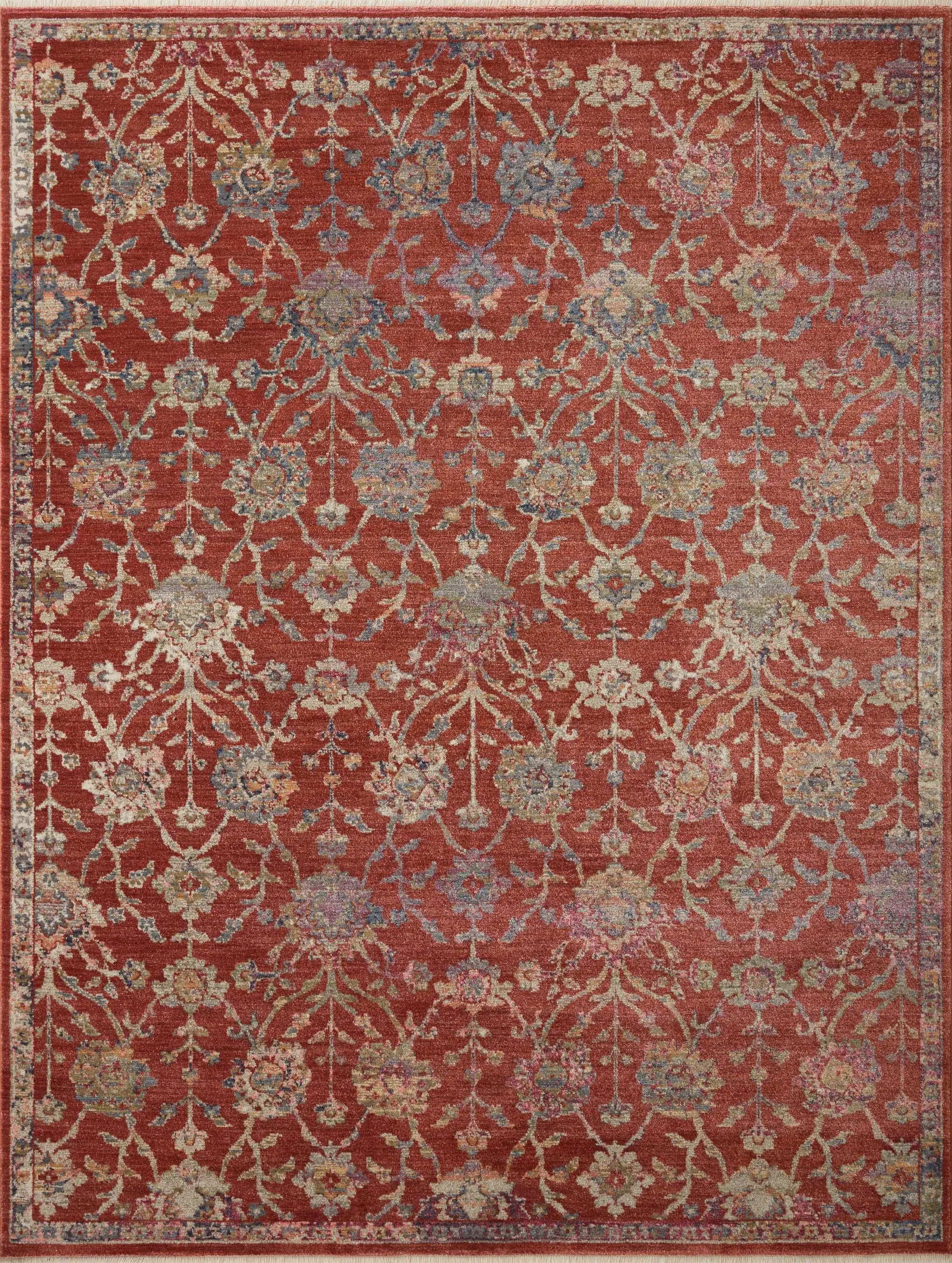 Giada GIA-05 Red / Multi Area Rug by Loloi