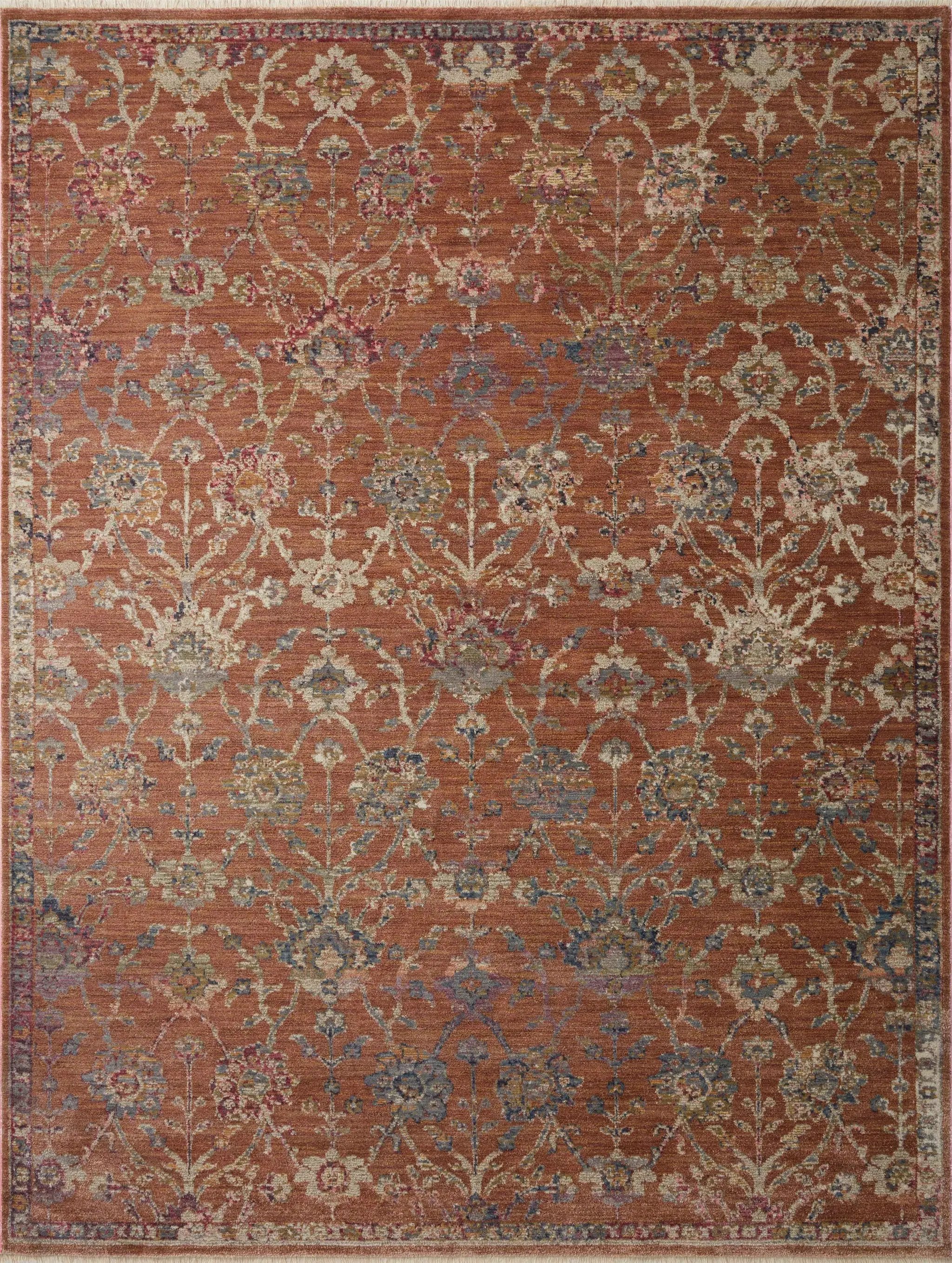 Giada GIA-05 Terracotta / Multi Area Rug by Loloi