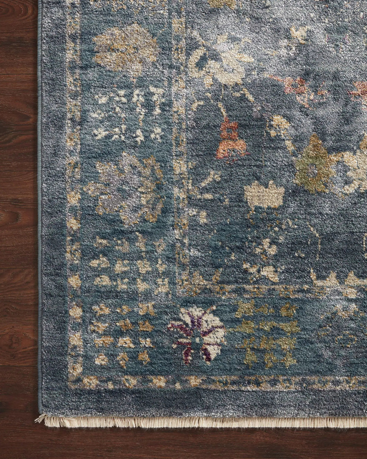 Giada GIA-06 Denim / Multi Area Rug by Loloi