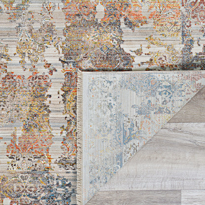 Couristan Halli Abstract Florals H653-1001 Antique Lace Area Rug