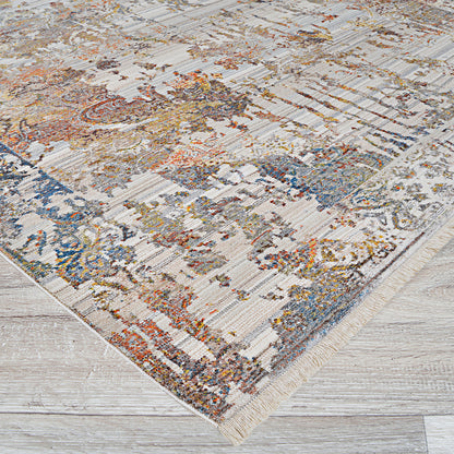 Couristan Halli Abstract Florals H653-1001 Antique Lace Area Rug