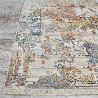 Couristan Halli Abstract Florals H653-1001 Antique Lace Area Rug