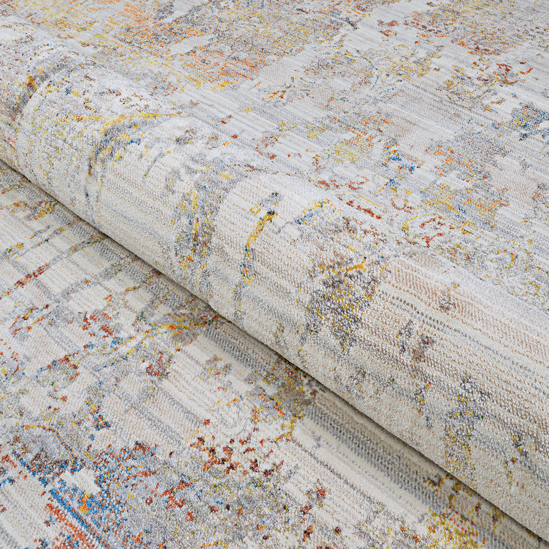 Couristan Halli Abstract Florals H653-1001 Antique Lace Area Rug