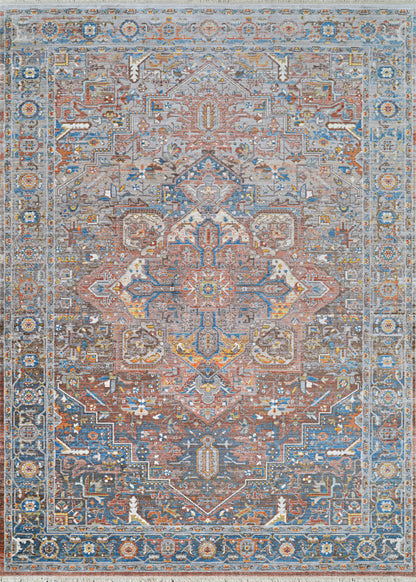 Couristan Halli Kerman H724-3100 Brick Area rug