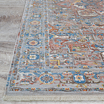 Couristan Halli Kerman H724-3100 Brick Area rug