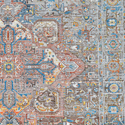 Couristan Halli Kerman H724-3100 Brick Area rug