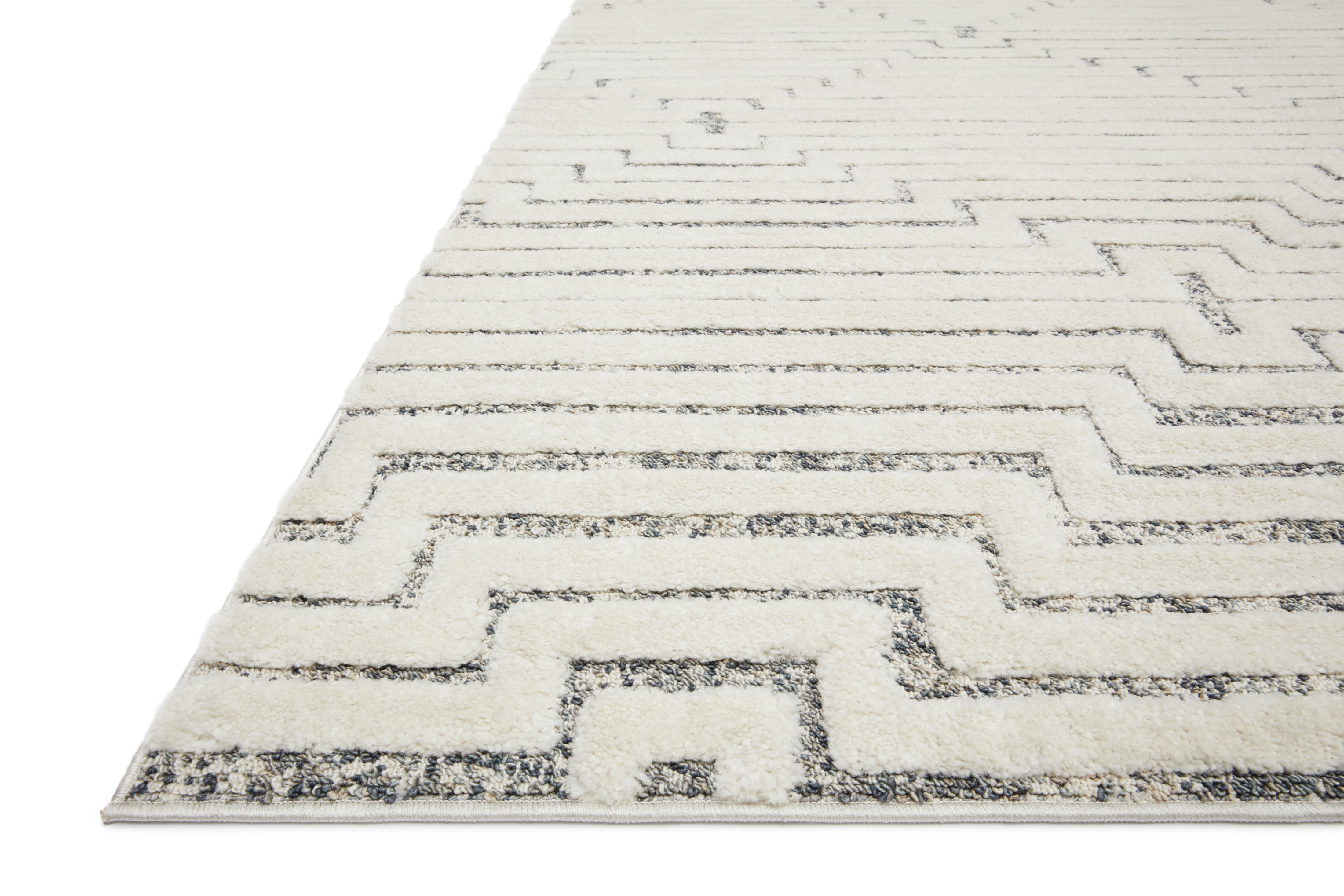 Loloi Hagen HAG-03 White / Sky Area Rug