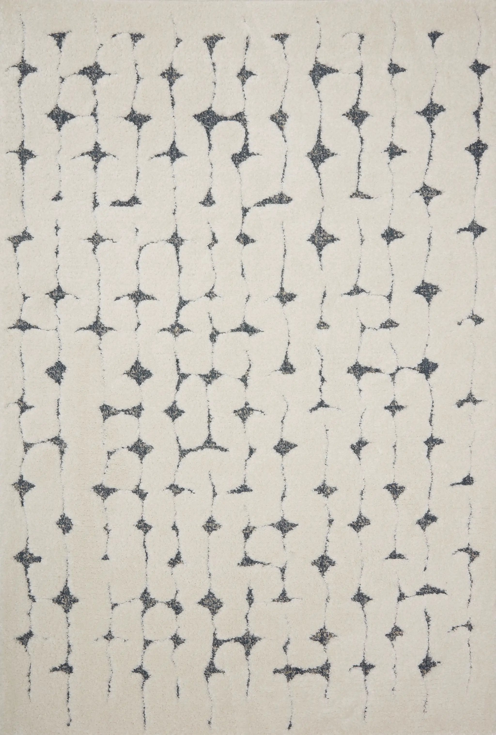 Hagen HAG-04 White / Navy Area Rug by Loloi