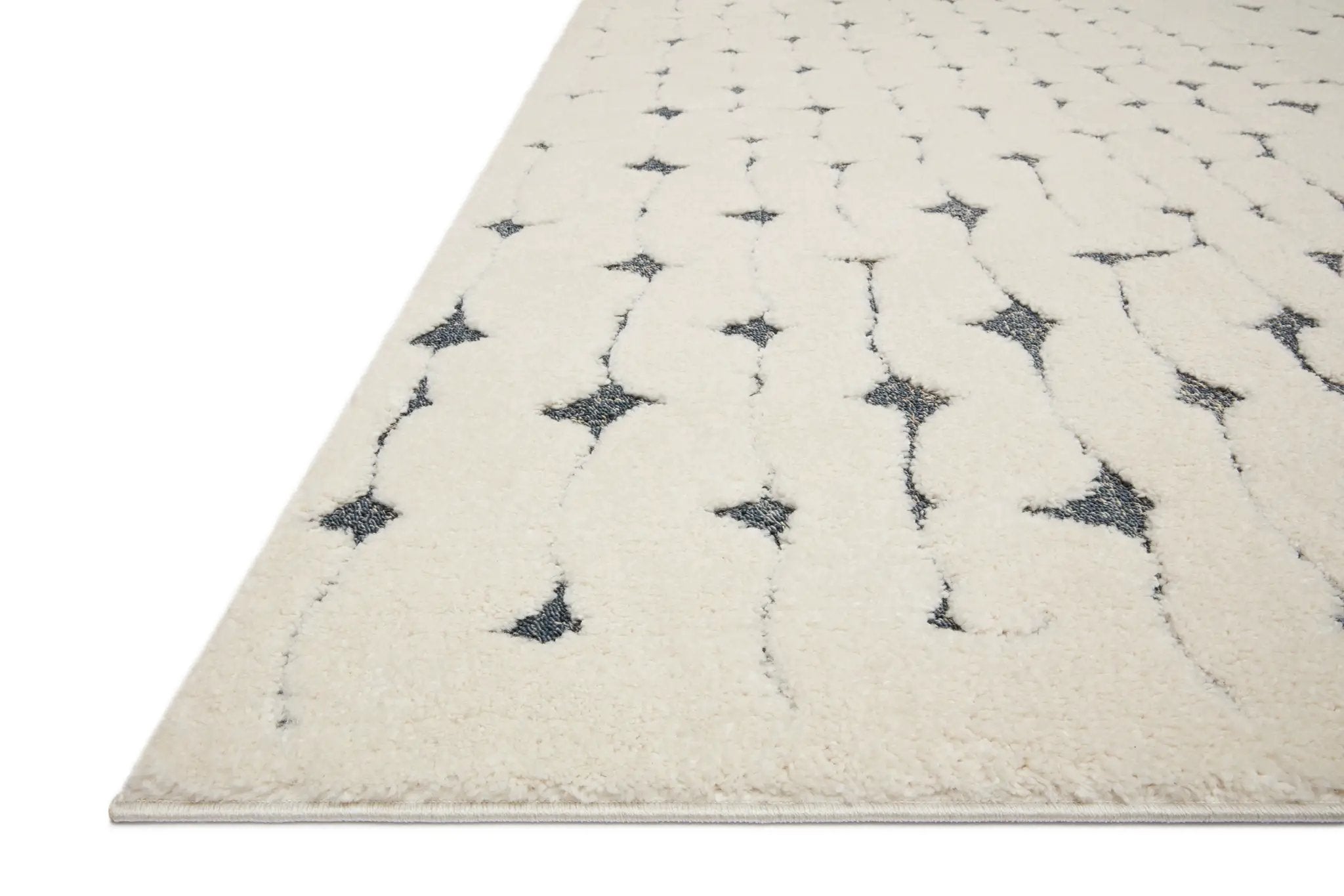 Hagen HAG-04 White / Navy Area Rug by Loloi