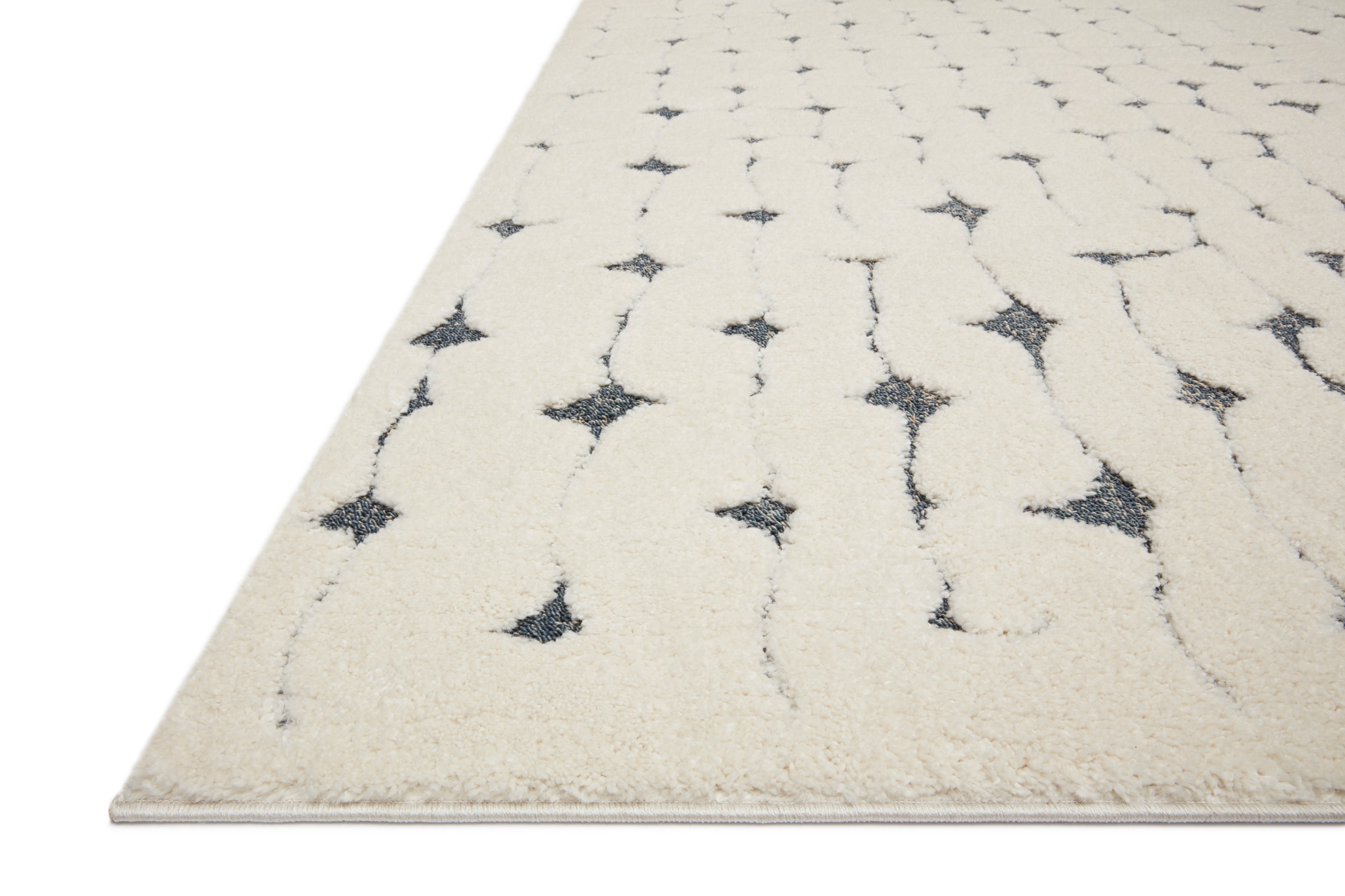 Loloi Hagen HAG-04 White / Navy Area Rug