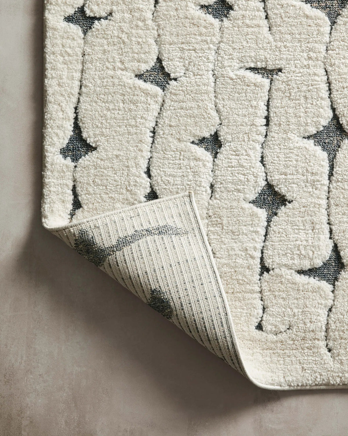 Hagen HAG-04 White / Navy Area Rug by Loloi