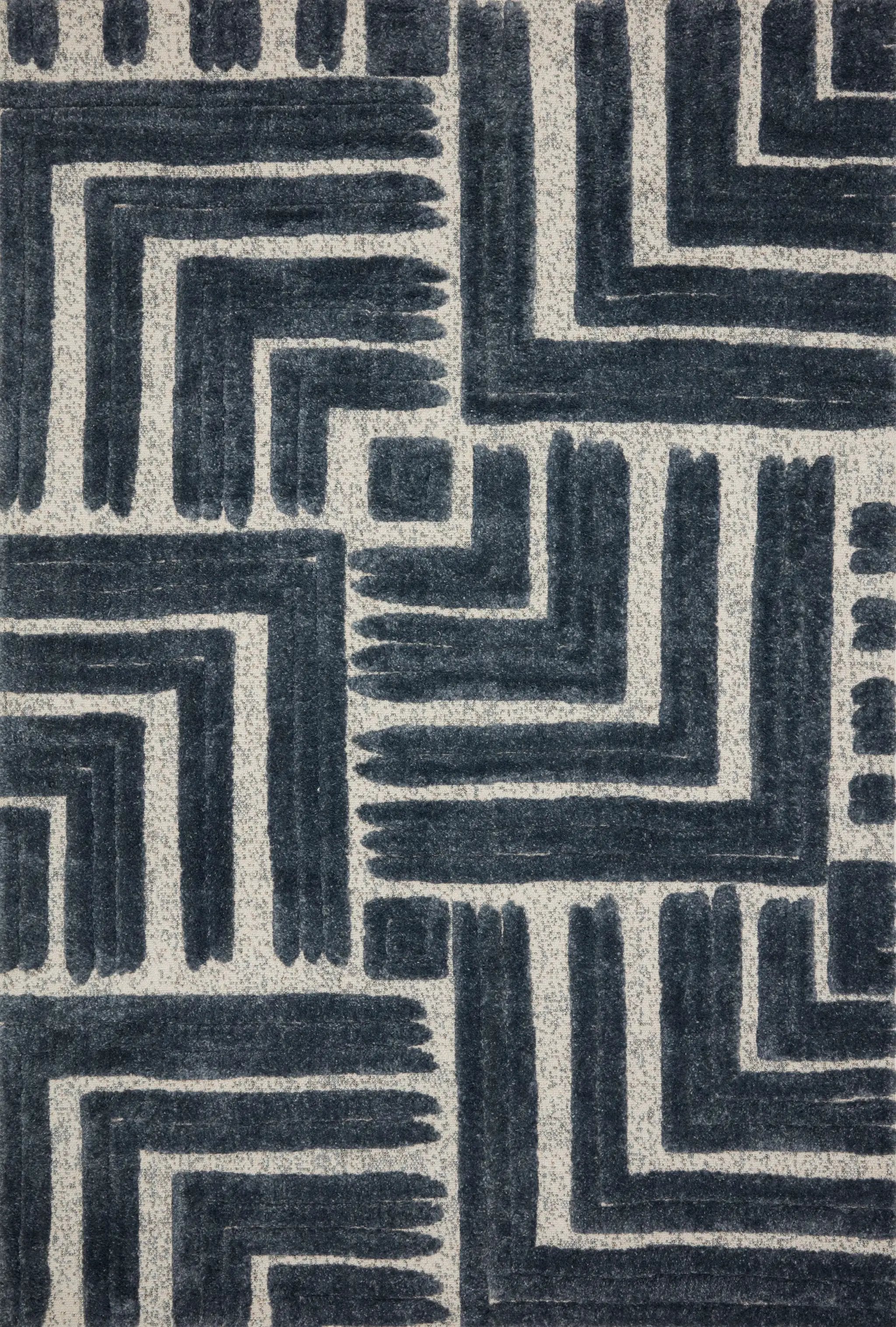 Hagen HAG-05 Blue / White Area Rug by Loloi