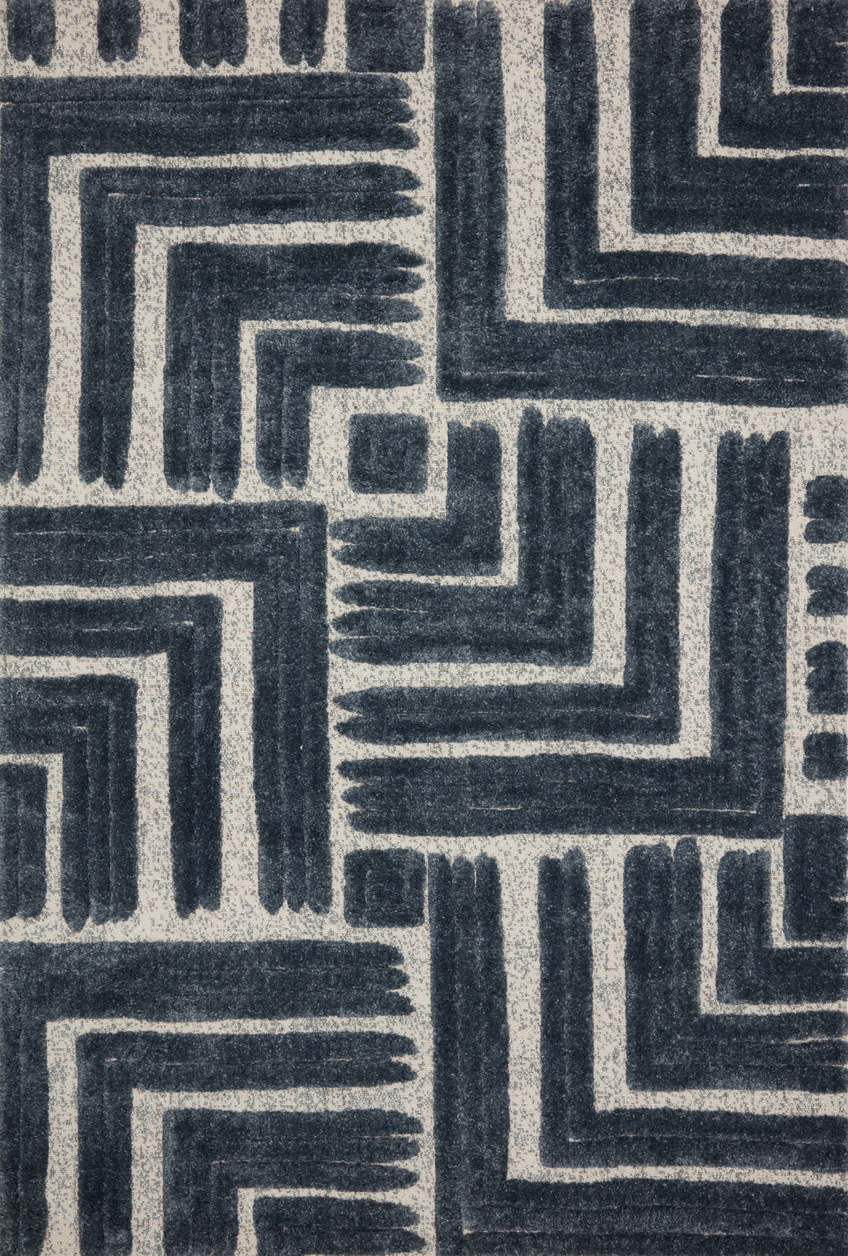 Loloi Hagen HAG-05 Blue / White Area Rug