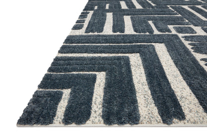 Loloi Hagen HAG-05 Blue / White Area Rug
