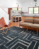Loloi Hagen HAG-05 Blue / White Area Rug