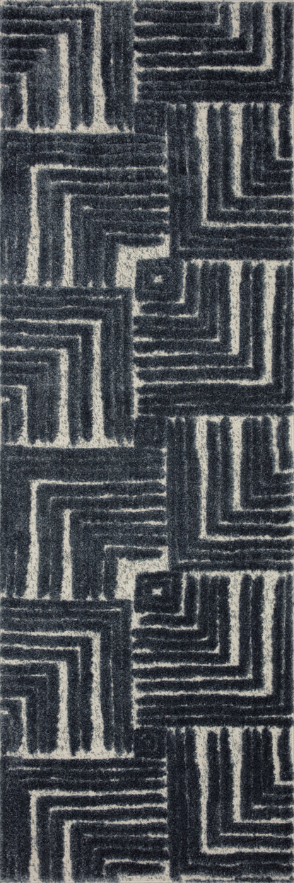 Loloi Hagen HAG-05 Blue / White Area Rug