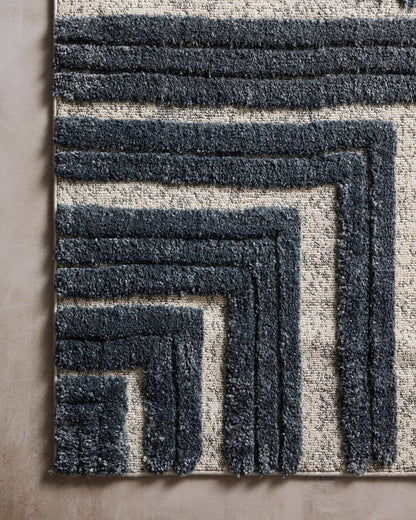 Loloi Hagen HAG-05 Blue / White Area Rug