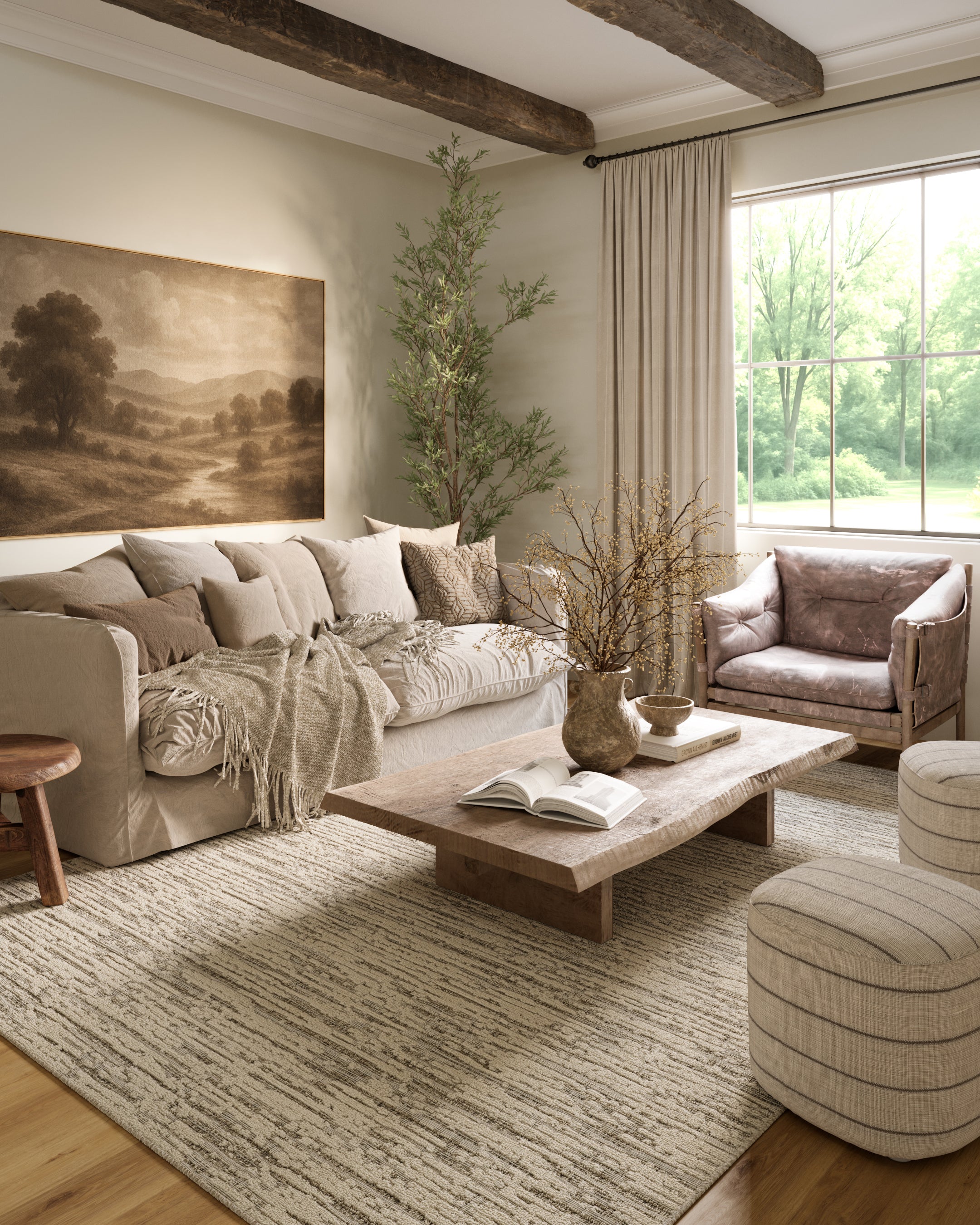 Momeni Haim HIM-1 Ivory Rug