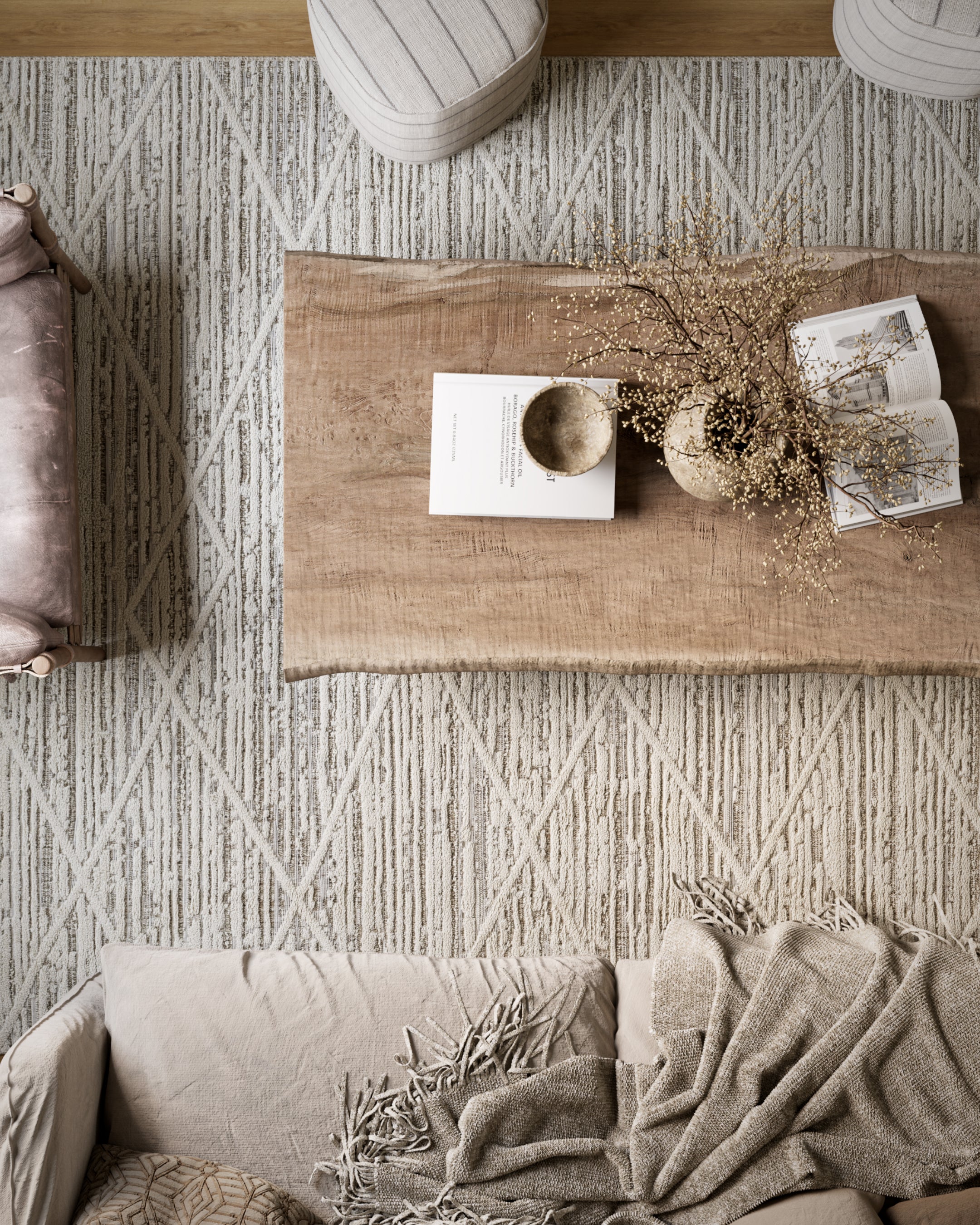 Momeni Haim HIM-2 Ivory Rug