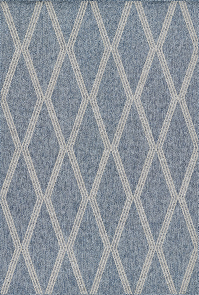 Momeni Hampton HAM-5 Blue Indoor/Outdoor Area Rug