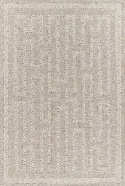 Momeni Hampton HAM-8 Gray Indoor/Outdoor Area Rug