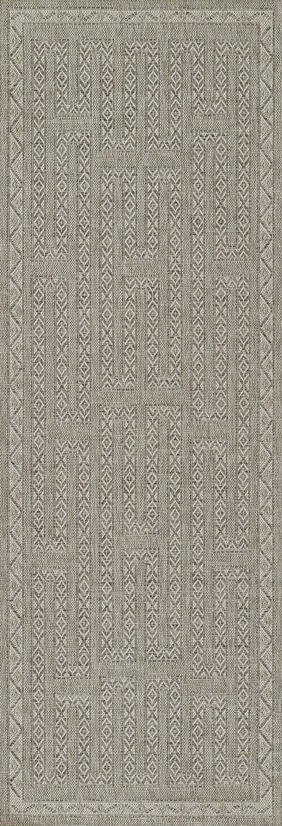 Momeni Hampton HAM-8 Gray Indoor/Outdoor Area Rug