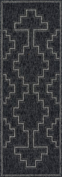 Momeni Hampton HAM-9 Black Indoor/Outdoor Area Rug