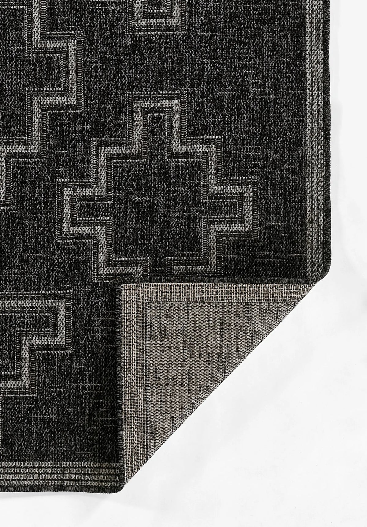 Hampton HAM-9 Black Area Rug by Momeni