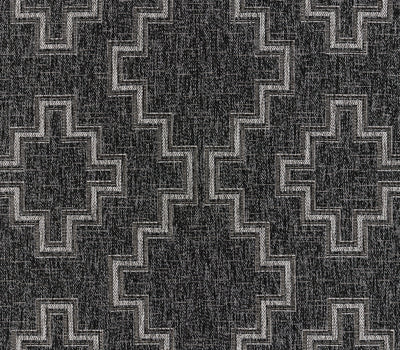 Momeni Hampton HAM-9 Black Indoor/Outdoor Area Rug